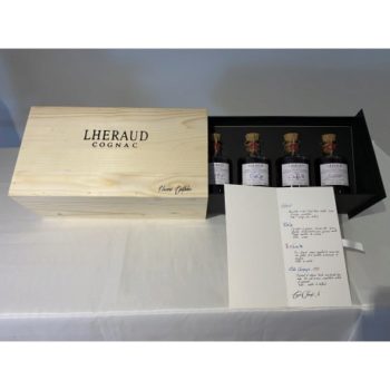 Coffret Dégustation Cognac Lheraud 4 x 20cl